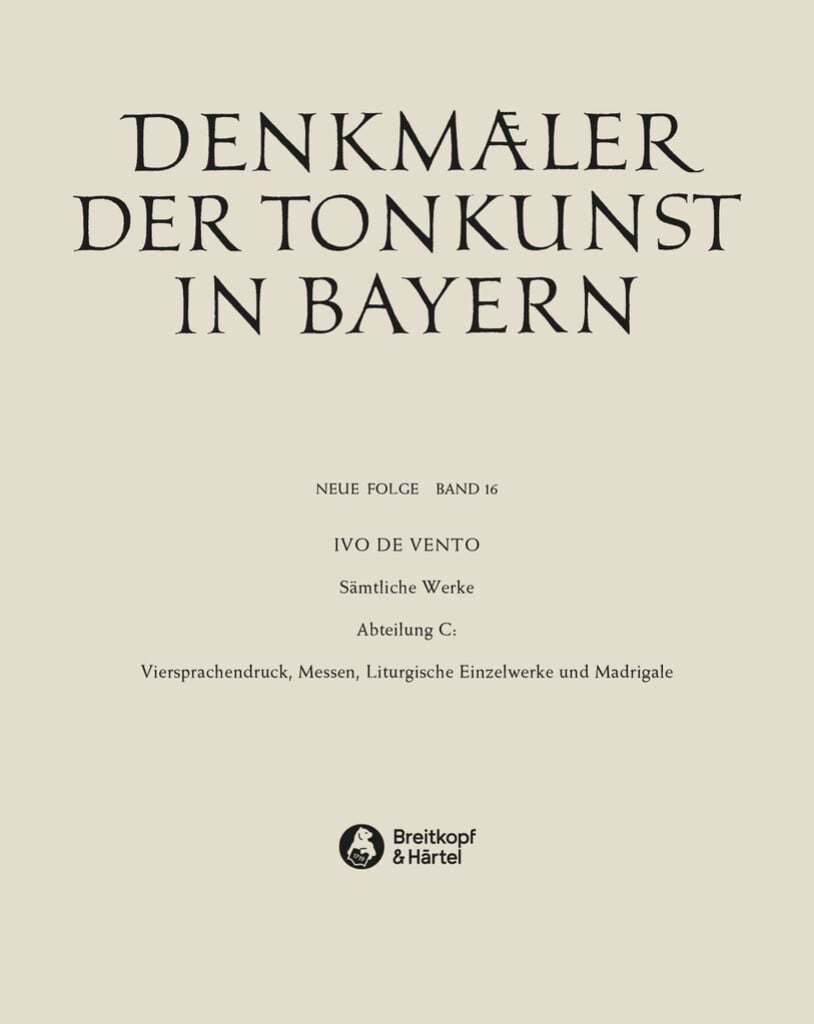 Denkmaeler Der Tonkunst In Bayern (Neue Folge)